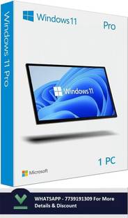 MICROSOFT Windows 11 8248820033 For More Discount Retail 32/64 Bit (1 User/PC, Lifetime Validity)