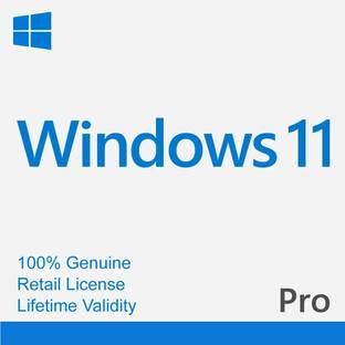 MICROSOFT Windows 11 Pro www.Oemcdkeys.com For More Discount for 1 User with Lifetime Validity (Retail License)