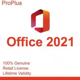 MICROSOFT Office Suit 2021 Lifetime License ( 32/64) Bit Both Support Single 1 User