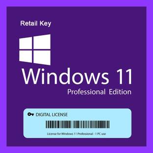 SoftwareXDA Windows 11 Pro | Lifetime Validity | Activation Code only | No CD/DVD 64-bit