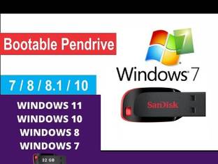 NextGen Bootable Pendrive for Laptop and Desktop | Windows 10 Windwos 11 | Windows 8 | Windows 7 All Edition Easy to Install 32 bit 64 Bit