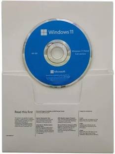 MICROSOFT Windows 11 (1 User/PC, Lifetime Validity) OEM DVD PACK Pro 64/32 Bit