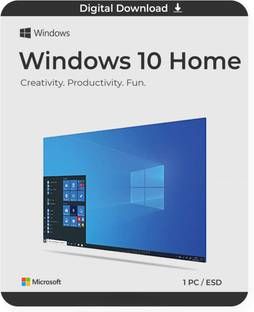 MICROSOFT Windows 10 Home (1 PC, Lifetime Validity) www.oemcdkeys.com For More Discount 64/32 bit