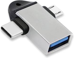 CROSSVOLT Micro USB, USB Type C OTG Adapter