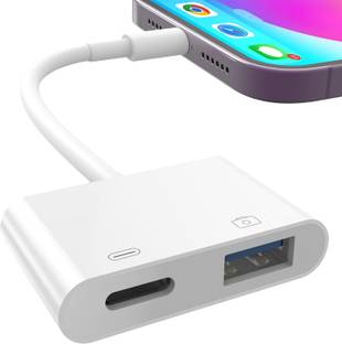Jihaan Lightning to USB Camera Adapter for , USB Camera Adapter Charging LIGHTNING TO USB CAMERA ADEPTER USB Cable