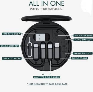 FIRSTPOINT Micro USB, Lightning, USB OTG Adapter