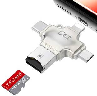 Ravbelli Micro USB, Lightning, USB Type C, USB OTG Adapter