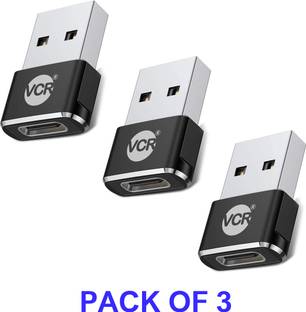 VCR Lightning, Micro USB, USB, USB Type C OTG Adapter