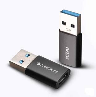 ZEBRONICS Micro USB, USB Type C OTG Adapter