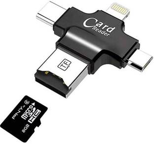 ULTRABYTES Lightning, Micro USB, USB Type C OTG Adapter