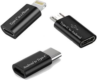 Anvee Lightning, Micro USB, USB Type C, USB OTG Adapter