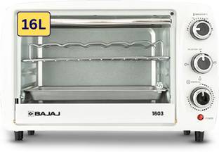 BAJAJ 16-Litre Oven Toaster Grill OTG 1603 16L, White