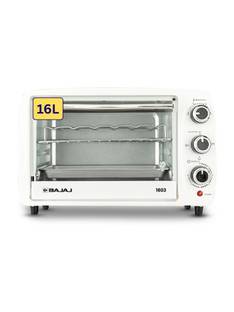 BAJAJ 16-Litre Oven Toaster Grill OTG 1603 16L, White