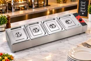 Hum 22-Litre Oven Toaster Grill OTG Stainless Steel Food Warmer for Hotel Catering & Restaurant, silve...