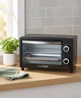 Greenchef 9-Litre Oven Toaster Grill OTG Oven, Toaster, Griller - 9litres, Black