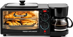 Parth Creation 10-Litre Oven Toaster Grill OTG BO_112_OVEN, Black