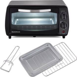 BAJAJ 10-Litre Oven Toaster Grill OTG 1000T, Black/Stainless Steel