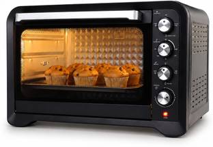 WONDERCHEF 60-Litre Oven Toaster Grill OTG with Rotisserie and Convection for Baking, Black