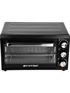 Syntro 17-Litre Oven Toaster Grill OTG HEALTHIFY 17 LTR, Black, Silver