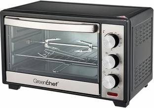 Greenchef 20-Litre Oven Toaster Grill OTG Oven, Toaster, Griller 20litres, Black