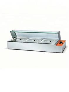 KHUSHI UDYOG 35-Litre Oven Toaster Grill OTG 3-Pan SS Bain Marie Food Warmer with Glass Cover for Buff...