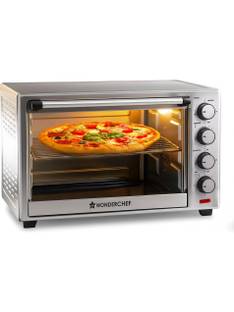 WONDERCHEF 60-Litre Oven Toaster Grill OTG 63152804, Silver