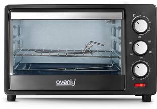 OVENLY 25-Litre Oven Toaster Grill OTG OVCH03, BLACK