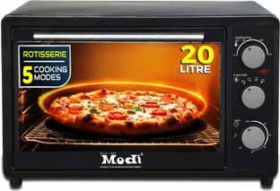 MODI 20-Litre Oven Toaster Grill OTG MOTG20L, Black