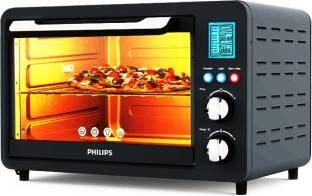 PHILIPS 25-Litre HD6975/00(882697500010 Oven Toaster Grill (OTG) with Motorised Rotisserie,Opti Temp T...