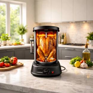 HOMERK 31-Litre mini griller thandoori maker bbq kebab machine