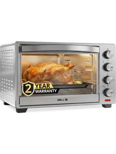 iBELL 30-Litre Oven Toaster Grill OTG IBLEOSS30LG Oven - Stainless Steel Body,Convection Fan,Rotisseri...