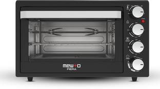 MEWTO 28-Litre Oven Toaster Grill OTG Rotisserie With Convection and inner Lamp, Black
