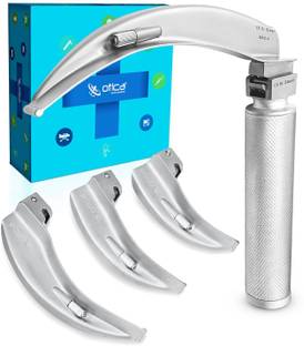 OTICA Adult Macintosh Type, Deluxe Quality LED Laryngoscope Set Otoscope