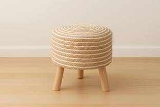 subhani Solid Wood Standard Ottoman