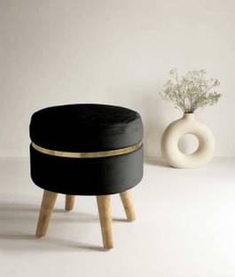 wooden luxury Foam Pouf