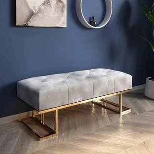 Sunsetleaf Metal Standard Ottoman