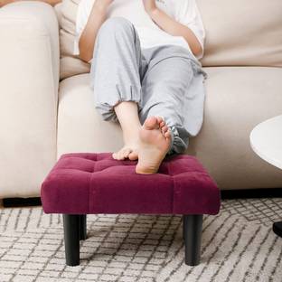 THANGLALA Solid Wood Pouf