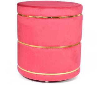 wooden luxury Foam Pouf