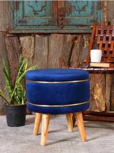 Unique Creation Handicrafts Solid Wood Pouf