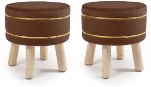 KNOTS N PINE Solid Wood Standard Ottoman