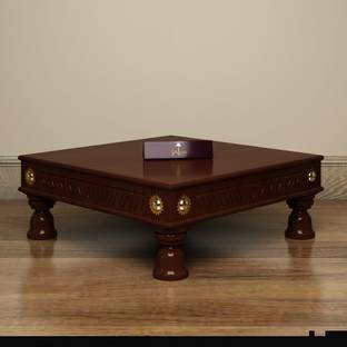 WoodenTwist Solid Wood Standard Ottoman