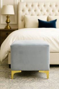 GalaxyGraceFurniture Metal Standard Ottoman