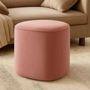 Jaico Solid Wood Pouf