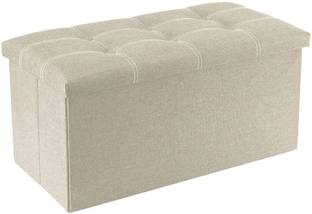 Lufarp Fabric Cube Ottoman