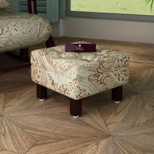 WoodenTwist Solid Wood Standard Ottoman