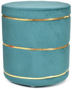 wooden luxury Foam Pouf