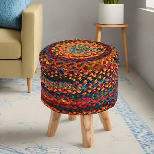 KUBER INDUSTRIES Fabric Standard Ottoman