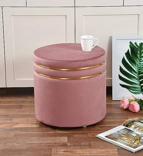 Unique Creation Handicrafts Solid Wood Pouf