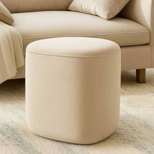 Jaico Solid Wood Pouf