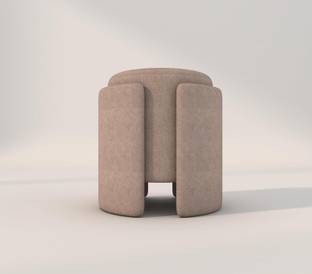 Horizontal Eight Fabric Pouf